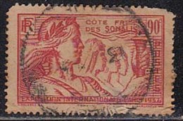 French Somali Coast, Somalis, Used 1937, 90c Exposition, (Cond., Thinned Stampe),  As Scan - Gebraucht