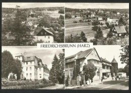 FRIEDRICHSBRUNN Harz Sanatorium ERNST THÄLMANN Hotel BROCKENBLICK HO-Gaststätte 1977 - Quedlinburg