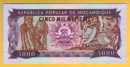 MOZAMBIQUE - Billet De 5000 Meticais. 3-02-88.  Pick: 133. NEUF - Moçambique