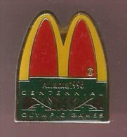 40179-Pin's.hamburgers .McDonald.Jeux Olympiques D'Atlanta. - McDonald's