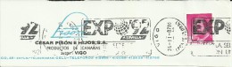 VIGO PONTEVEDRA FRAGMENTO CON MAT EXPO 92 SEVILLA - 1992 – Siviglia (Spagna)