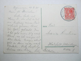 1935,           Firmenlochung , Perfin , Beleg - Storia Postale