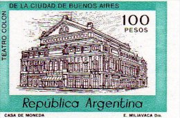 L - 1981 Argentina - Teatro Colon A Buenos Aires - Neufs