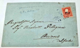 Lombardei-Venetien Lombardo Veneto--  BRIEF LETTER - COVER - 5 SOLDI  CITTADELLA AVIANO - Lombardo-Vénétie