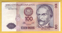 PEROU - Billet De 100 Intis. 26-06-87.  Pick: 133. NEUF - Peru