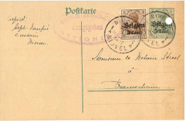 Nivelles 1917 Censure D´Ottignies - Ocupación Alemana
