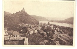 Allemagne-Marksburg Bei Braubach(Rhénanie-Palatinat )-1913-Stadtansicht-Kirche - Braubach