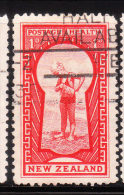 New Zealand 1935 Child At Bathing Beach Used - Used Stamps