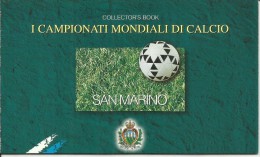 SAN MARINO 1998 COPPA DEL MONDO DI CALCIO FRANCIA LIBRETTO COMPLETO WORLD CUP SOCCER FRANCE 98 COMPLETE BOOKLET MNH - Postzegelboekjes