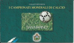 SAN MARINO 1998 COPPA DEL MONDO DI CALCIO FRANCIA LIBRETTO WORLD CUP SOCCER FRANCE 98 BOOKLET USATO 1° G. USED 1TH DAY - Booklets
