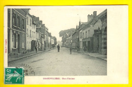 RUE D'AMIENS = GRANDVILLIERS - Circulée : 1910 - Dép 60 Oise ANIMATION PITTORESQUE   1425 - Grandvilliers