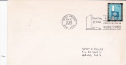 United Nations 1962  10th Anniversary Addressed FDC - Otros & Sin Clasificación