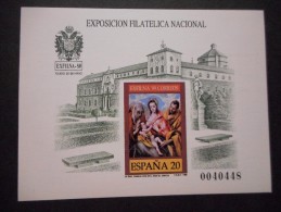 ESPAÑA - ESPAGNE - AÑO 1989 - EXPOSICION FILATELICA NACIONAL EXFILNA 89 (GRECO) - Edifil Nº PRUEBA OFICIAL 19 A ** MNH - Feuillets Souvenir