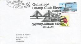 USA 1997 Quincy Peddle Boat Ship Bridge Cover - 1991-2000