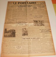 Le Populaire Du 1er Novembre 1944. - Francés