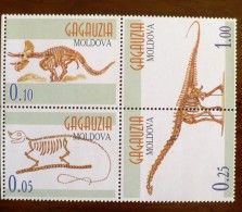 MOLDAVIE Prehistoire. Animaux Prehistoriques (4 Valeurs Emises EN 1998) ** MNH, Sans Charniere. - Prehistorics