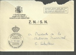 SAN SEBASTIAN GUIPUZCOA CC CON FRANQUICIA JUZGADO PENAL 3 SOBRE CON ROTURAS - Franquicia Postal