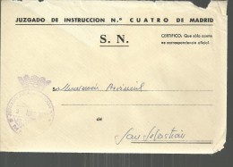 MADRID CC CON FRANQUICIA JUZGADO INSTRUCCION NUM 4 - Franchigia Postale