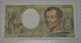 200 Frs Montesquieu, M144, TTB+ - 200 F 1981-1994 ''Montesquieu''