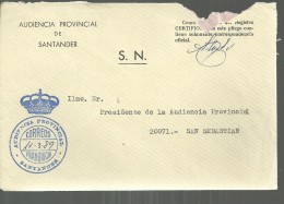 SANTANDER  CC CON FRANQUICIA AUDIENCIA PROVINCIAL SOBRE CON ROTURAS - Postage Free