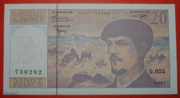 *•  DEBUSSY ★ FRANCE 20 FRANCS 1997! ATTRACTIVE CONDITION! LOW START ★ NO RESERVE! - 20 F 1980-1997 ''Debussy''