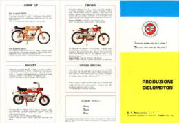 CF Produzione Ciclomotori 1968  Depliant Originale Genuine Factory Brochure Catalog Prospekt - Motorräder