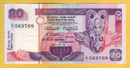SRI LANKA - Billet De 20 Rupees. 1-01-91. Pick: 103. NEUF - Sri Lanka