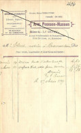 Facture Arm Pesesse-Masson Editeur De La Gèthe à Jodoigne Fournitures Classiques De Bureaux Et De Communes - Druck & Papierwaren