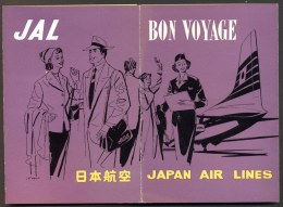 JAPAN - NIPPON - BON VOYAGE - JAPAN AIR LINES - Cc 1960 - Distintivi Equipaggio
