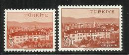 TURCHIA - TURKÍA - TURKEY 1959 - 1960 VIEW VEDUTA CITTA´ KIRSEHIR TOWN SERIE COMPLETA COMPLETE SET MNH - Unused Stamps