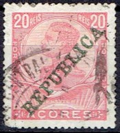 PORTUGAL # STAMPS FROM YEAR 1910 STANLEY GIBBONS 408 - Usati