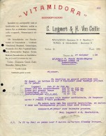 Facture Faktuur - Prijslijst Hoendervoeders Vitamidora Luypaert & Van Coillie - Torhout 1930 - Landbouw