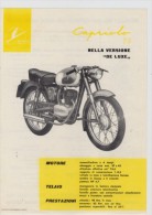 Aeromere Capriolo 75 De Luxe 1959 Depliant Moto Originale Factory Brochure Catalog Prospekt - Motorräder