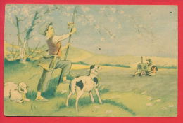 158294 / TRACTOR, Sheep And Shepherds  - Bulgaria Bulgarie Bulgarien Bulgarije - Trattori