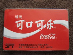 Shanghai City Autelca Magnetic Phonecard, Coca Cola,mint ,issued In 1992 - Chine