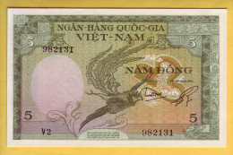 VIET NAM - Billet De 5 Dong. 1955. Pick: 2a. NEUF - Vietnam