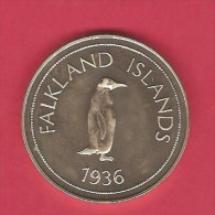 FALKLAND ISLANDS 1936 Abdicated Crown Pattern Proof---RARE - Falkland