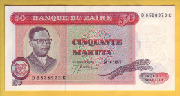 ZAIRE - Billet De 50 Makuta. 24-06-77. Pick: 16b. NEUF - Zaire