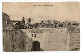 Guerre Du Maroc--Colonne Des Tadla 1913-Mitrailleuse En Observation--Dechra Des Brakça--(animée),éd J.Boussange - Guerres - Autres