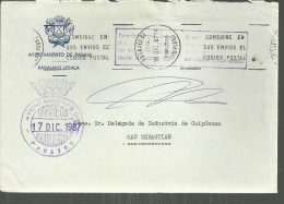 PASAJES GUIPUZCOA CC CON FRANQUICIA AYUNTAMIENTO - Franchigia Postale