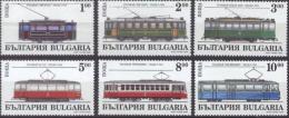 BG 1994 TRAMWAY IN BG, BULGARIA, 6v, MNH - Tranvie