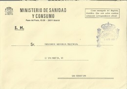 MADRID CC CON FRANQUICIA MINISTERIO DE SANIDAD Y CONSUMO - Franchise Postale