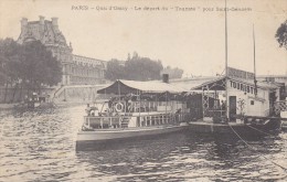 PARIS - Quai D'Orsay - Le Départ Du " Touriste " Pour Saint Germain - Arrondissement: 07