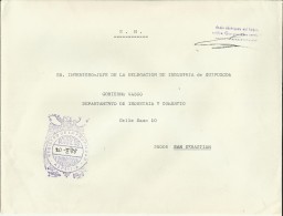 AZPEITIA GUIPUZCOA CC CON FRANQUICIA REGISTRO DE LA PROPIEDAD - Franchigia Postale
