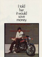 Kawasaki 400 S3 USA 1975 Depliant Brochure Originale Factory Brochure Catalog Prospekt - Motorräder
