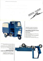 Moto Guzzi Furghino 50 Motocarro 1969 Depliant Brochure Originale Factory Brochure Catalog Prospekt - Motorräder