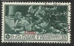 EGEO 1930 LIPSO (LISSO) FERRUCCI CENT.  25 CENTESIMI USATO USED OBLITERE´ - Egée (Lipso)