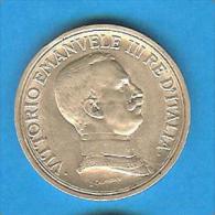 Monnaies ) ITALIE - 1 Lire - Vicotr Emmenuel  III - 1916 R  - Argent - - 1900-1946 : Victor Emmanuel III & Umberto II