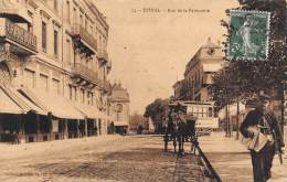 Epinal   88     Tramway Dans Les Rues....de La Faïencerie - Epinal