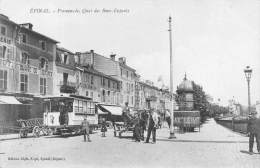 Epinal   88     Tramway Dans Les Rues....Quai Des Bons-Enfants - Epinal